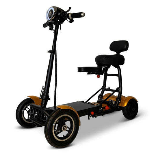 MS 3000 Mobility Scooter - gold left front view