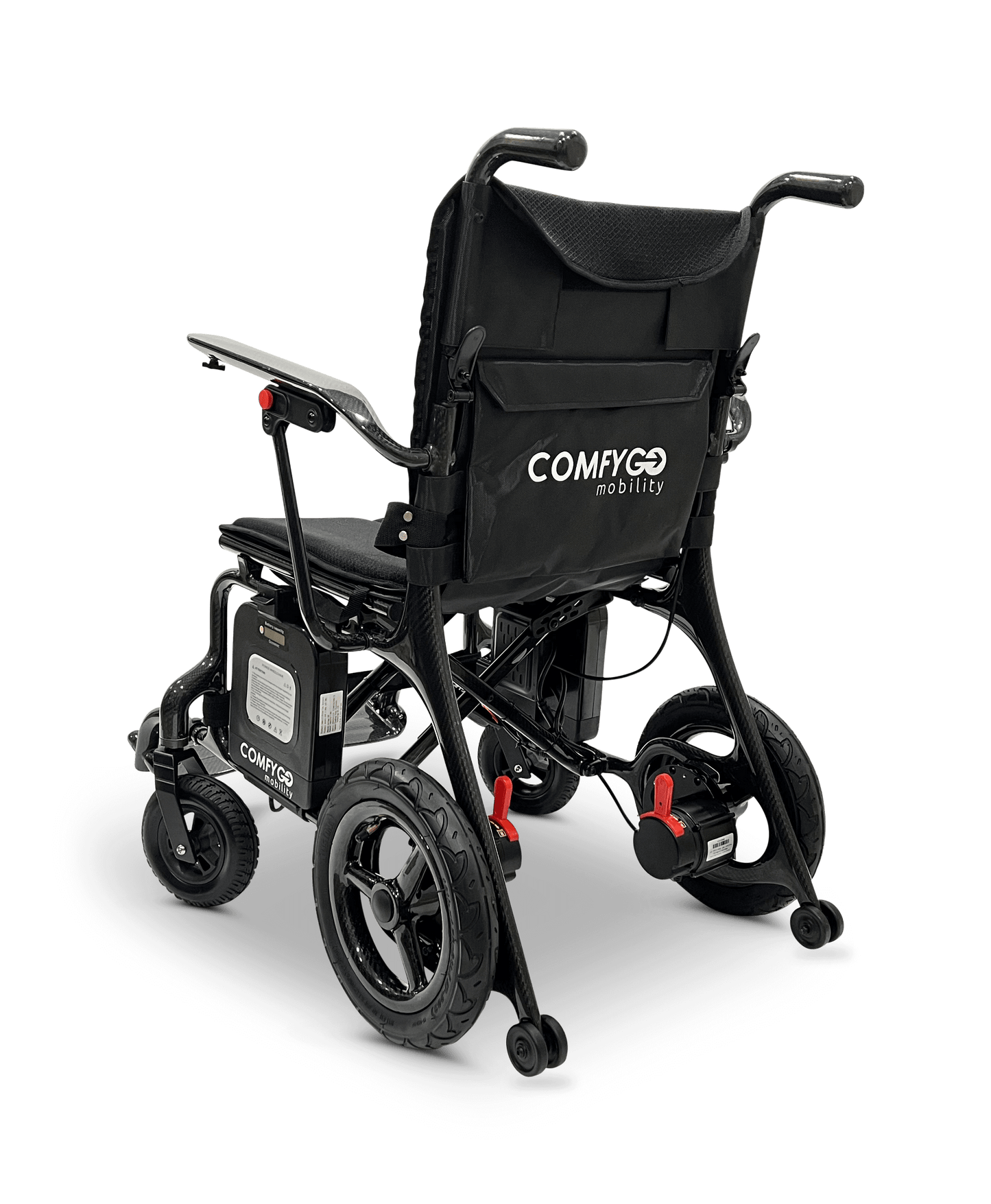 Phoenix Carbon Fiber Electric Wheelchair - standard colors left rear