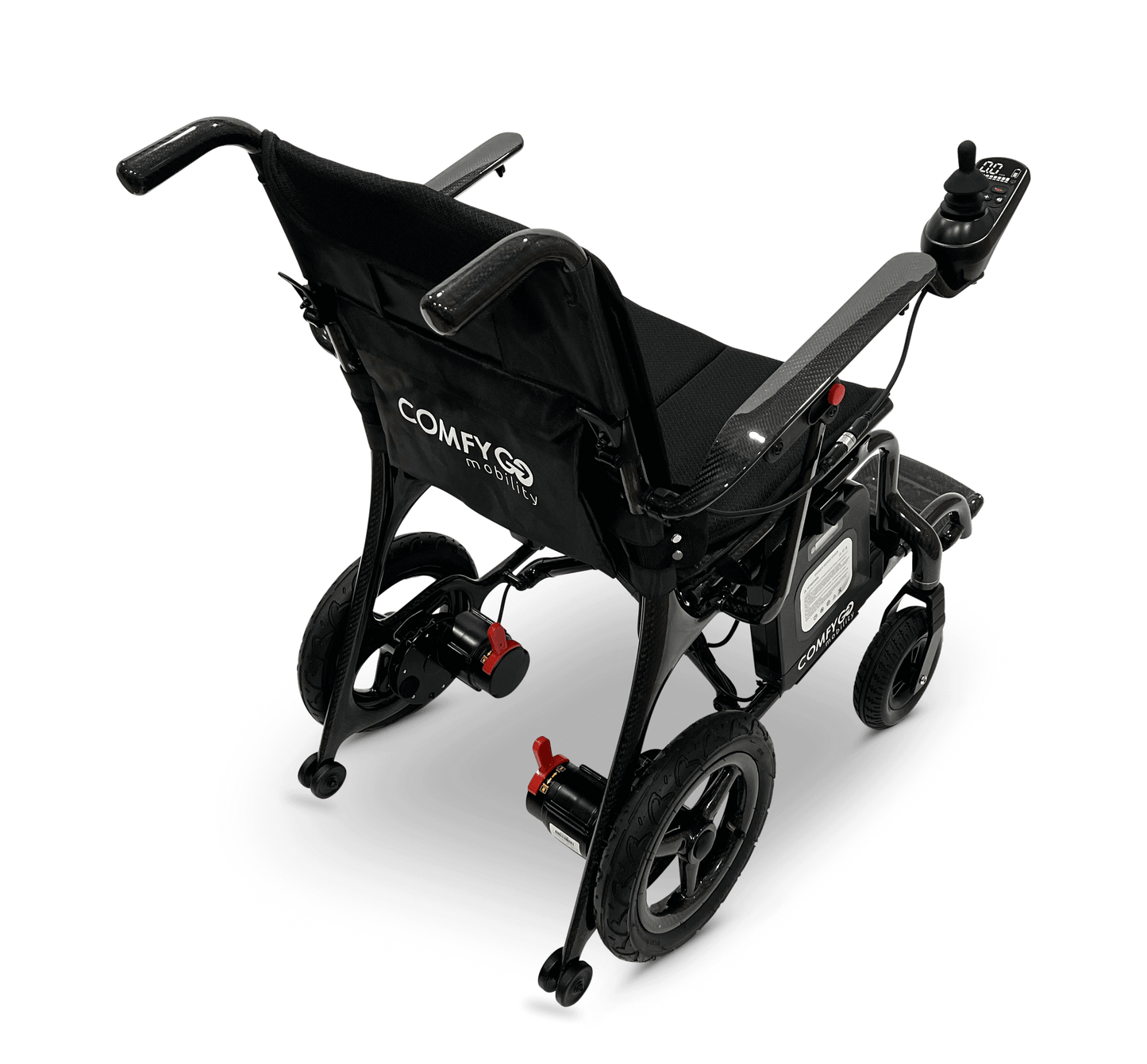 Phoenix Carbon Fiber Electric Wheelchair - standard colors top side