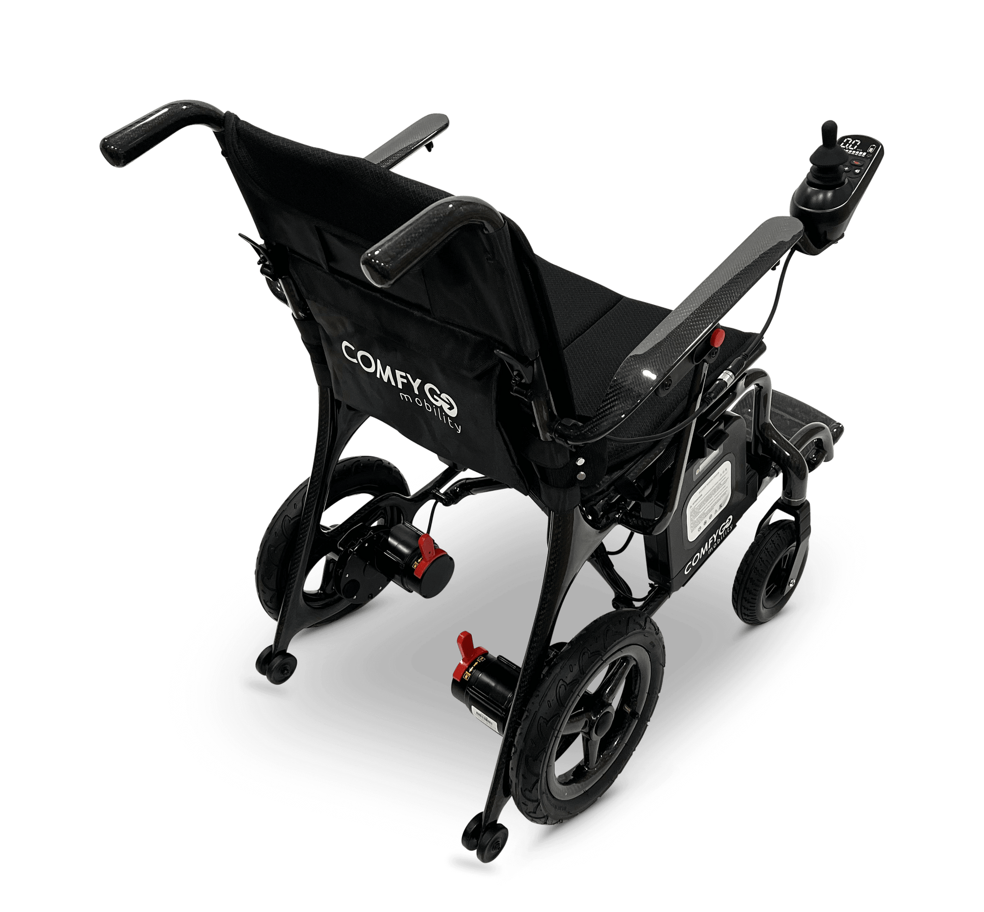 Phoenix Carbon Fiber Electric Wheelchair - standard colors top side