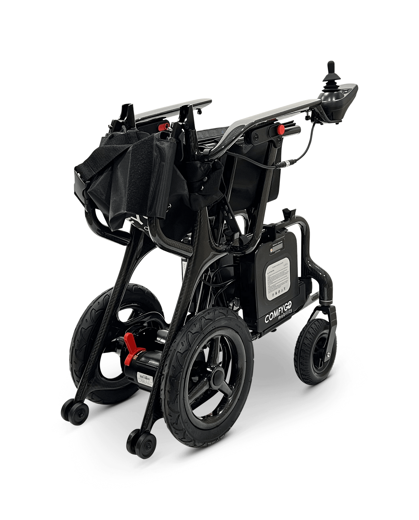Phoenix Carbon Fiber Electric Wheelchair - folded