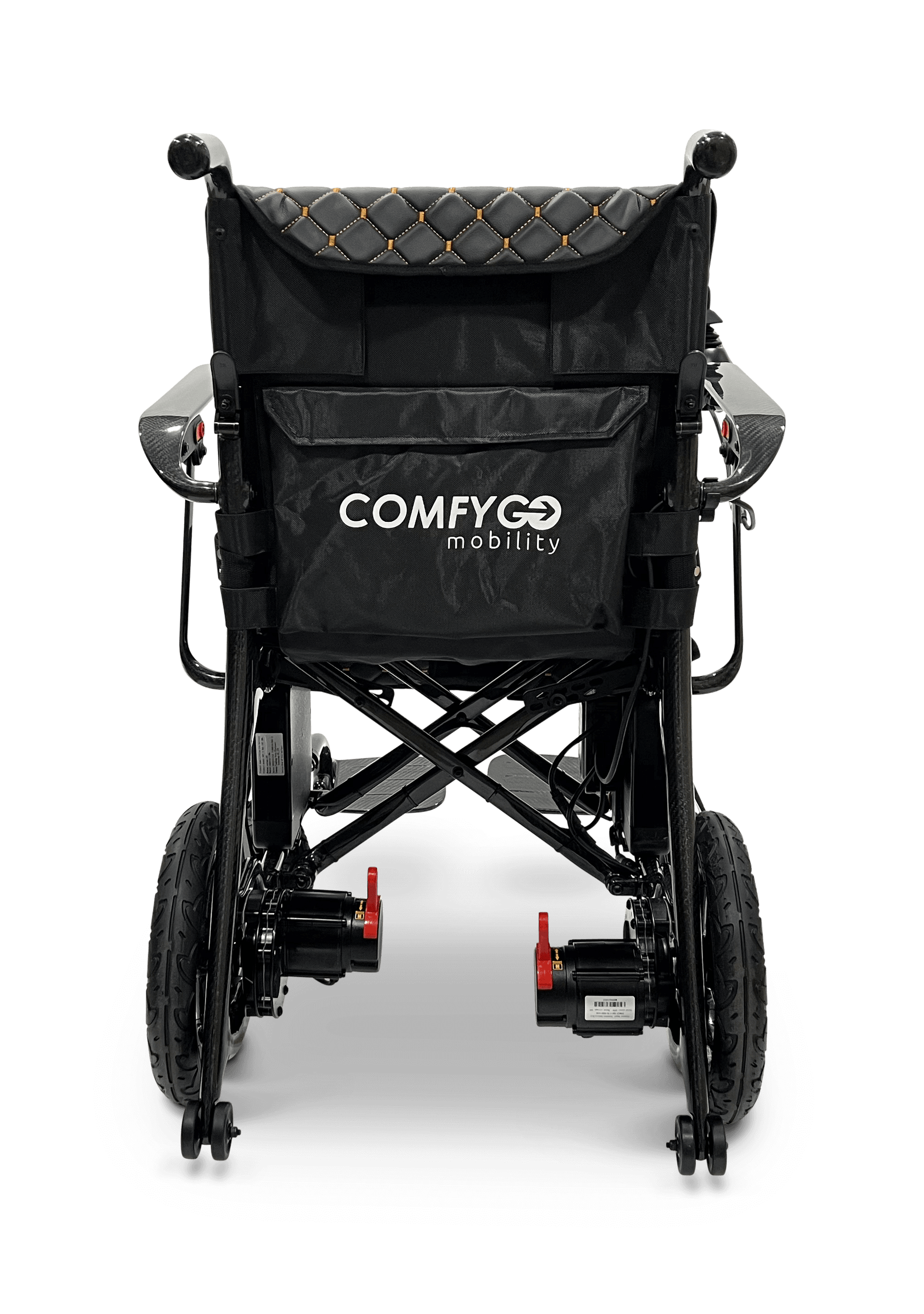 Phoenix Carbon Fiber Electric Wheelchair - black color rear