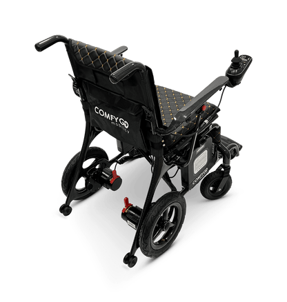Phoenix Carbon Fiber Electric Wheelchair - black color top