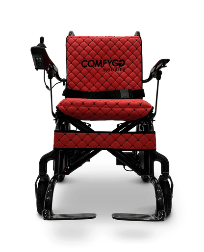 Phoenix Carbon Fiber Electric Wheelchair - red color front