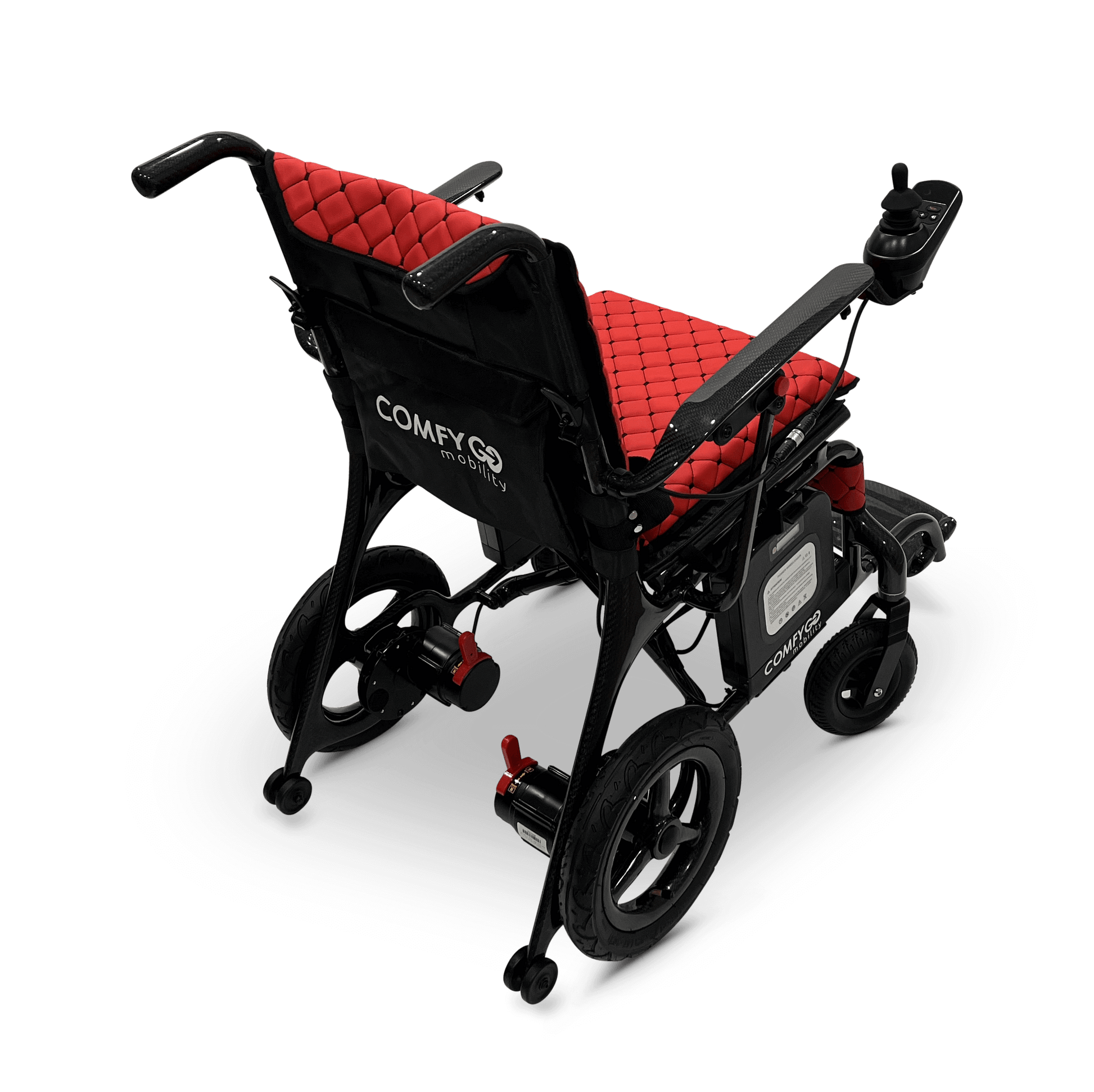 Phoenix Carbon Fiber Electric Wheelchair - red color top