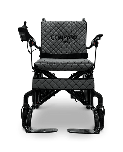 Phoenix Carbon Fiber Electric Wheelchair - gray color front