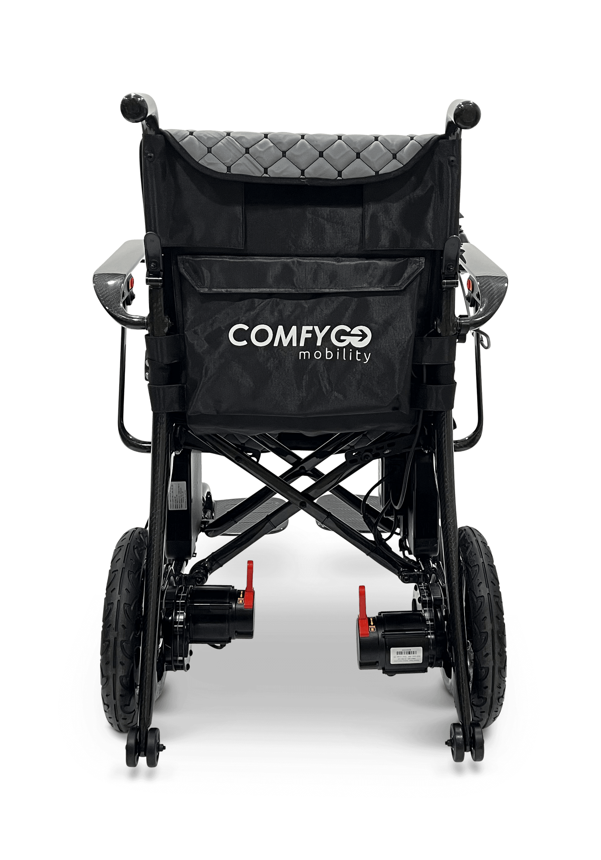Phoenix Carbon Fiber Electric Wheelchair - gray color rear