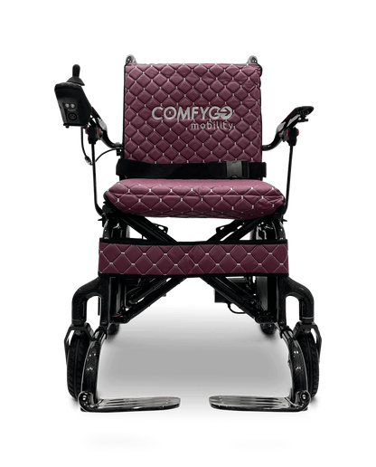 Phoenix Carbon Fiber Electric Wheelchair - purple color front