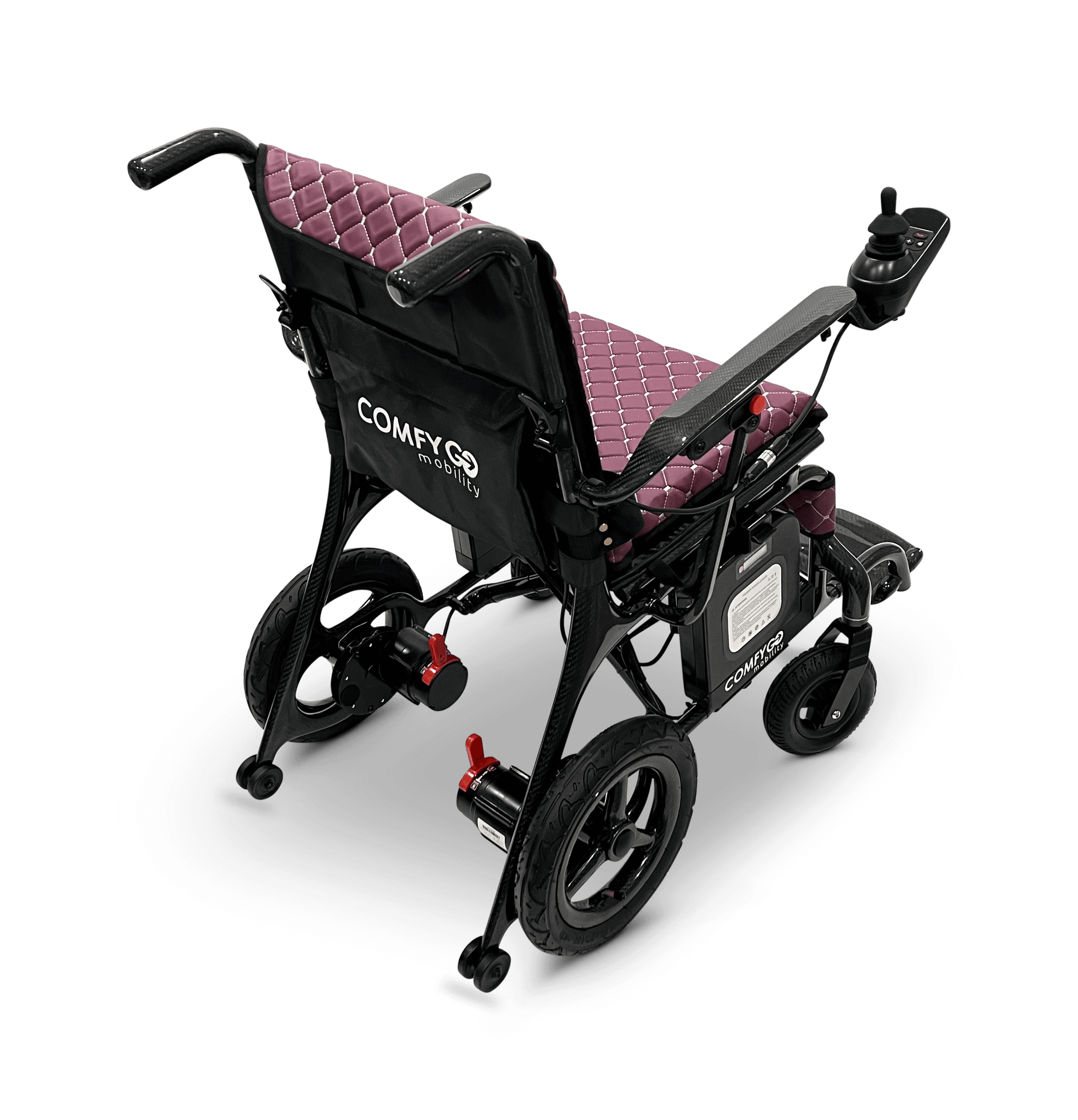 Phoenix Carbon Fiber Electric Wheelchair - purple color top