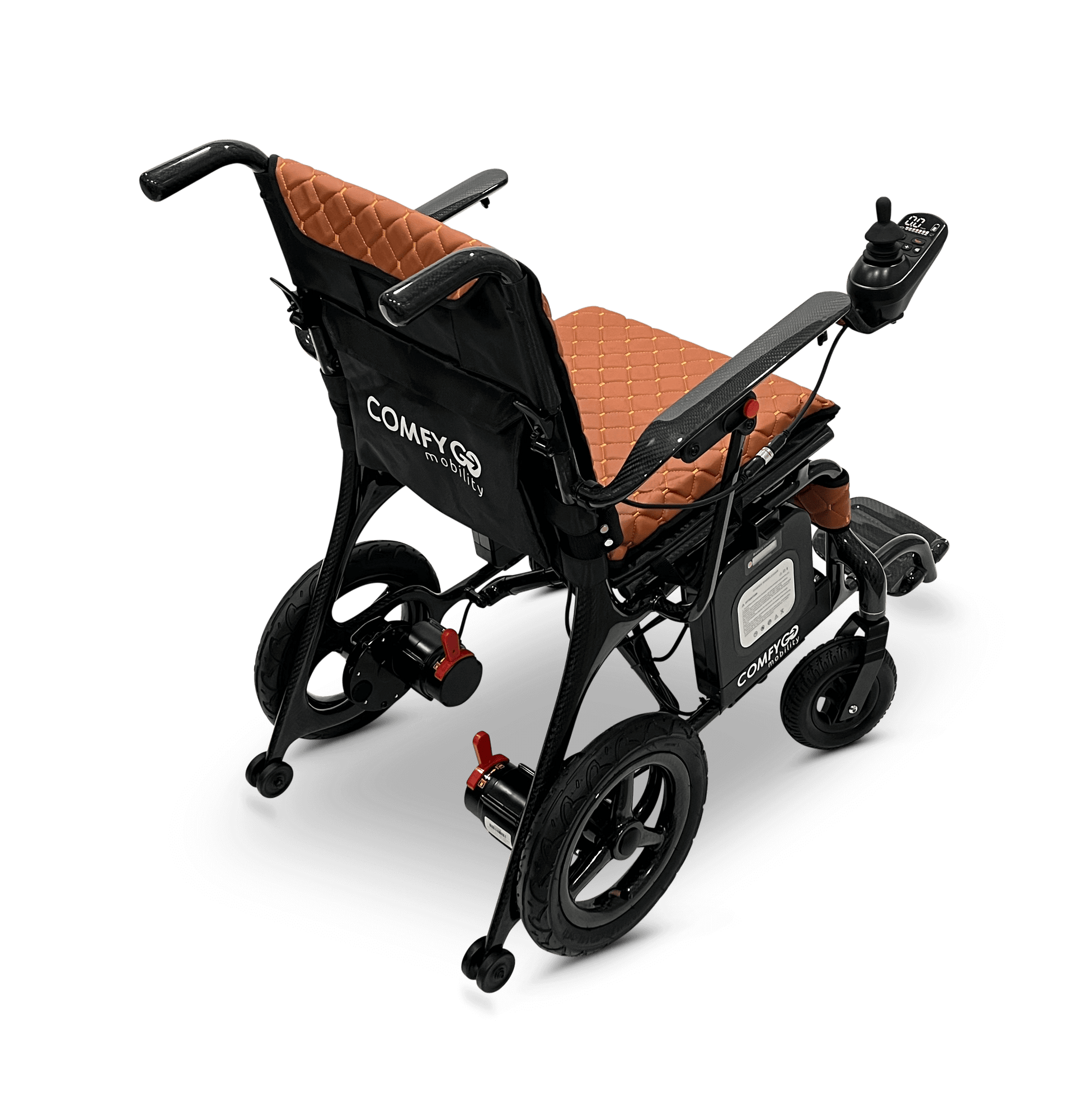 Phoenix Carbon Fiber Electric Wheelchair - taba color top