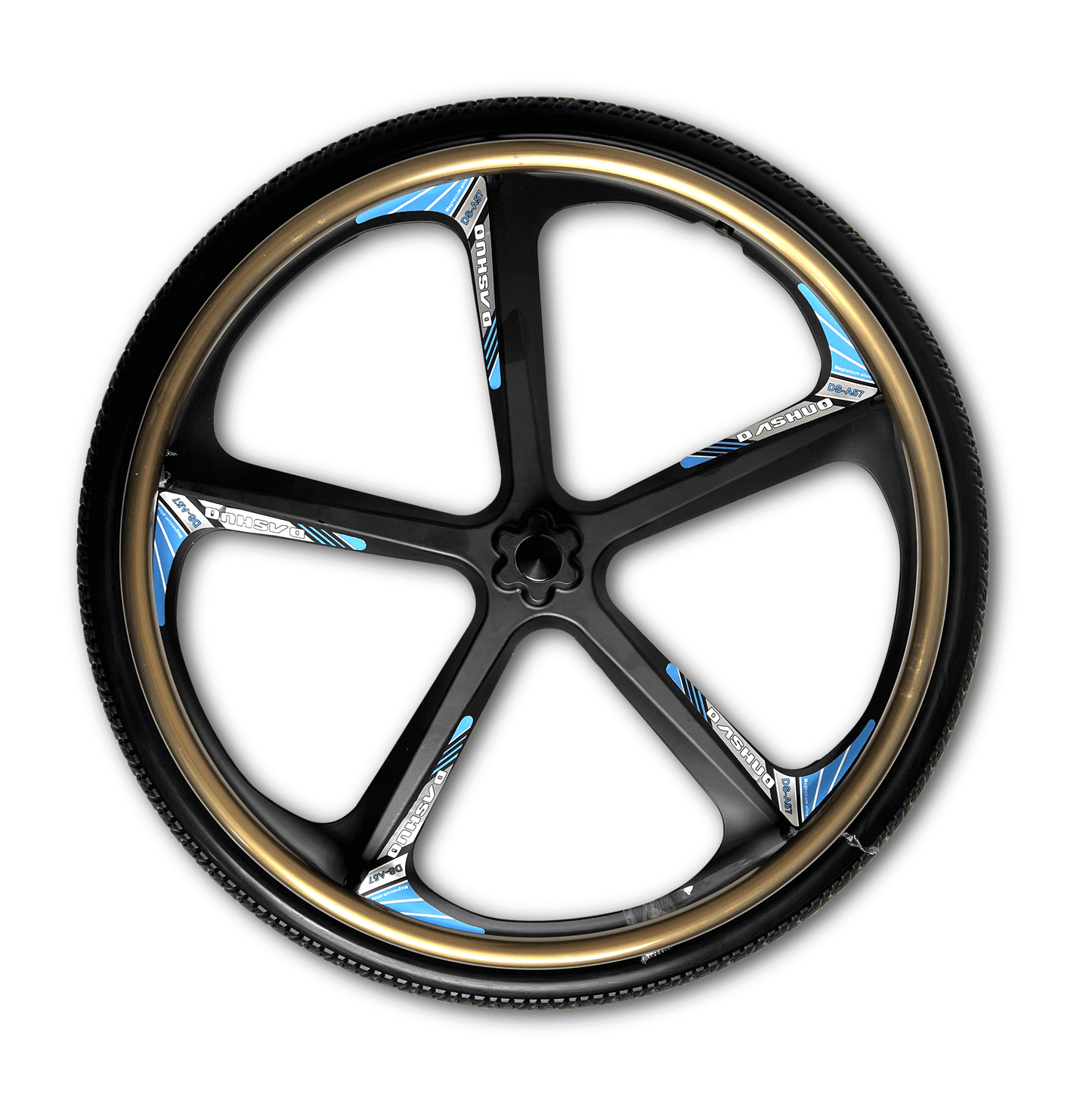 X-1 Manual Wheelchair - blue se model wheel