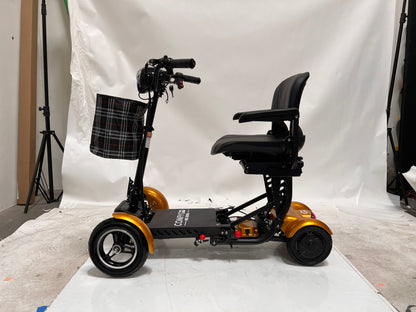 MS 3000 Mobility Scooter - gold left side in studio