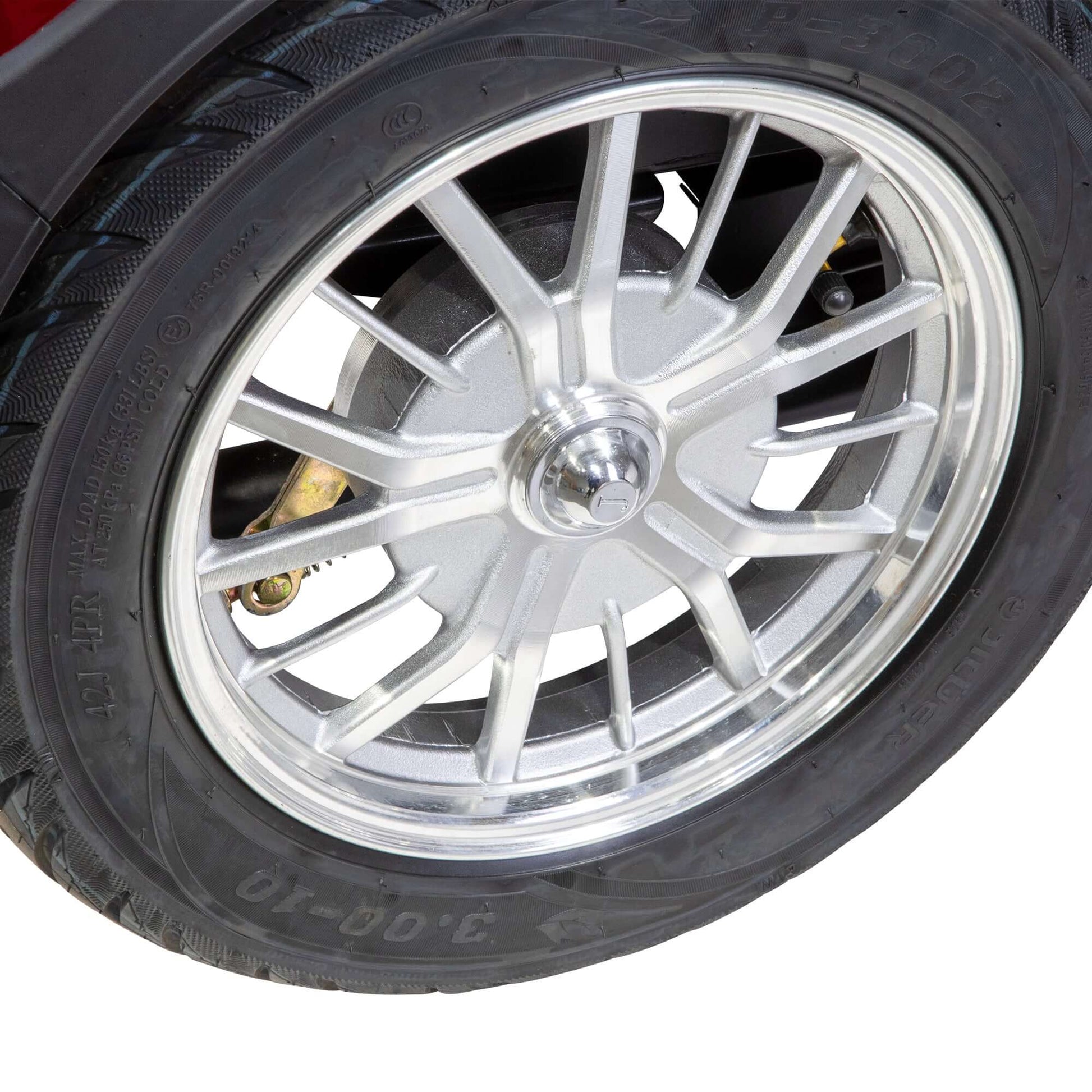Legacy Mobility Scooter - rear wheel close up