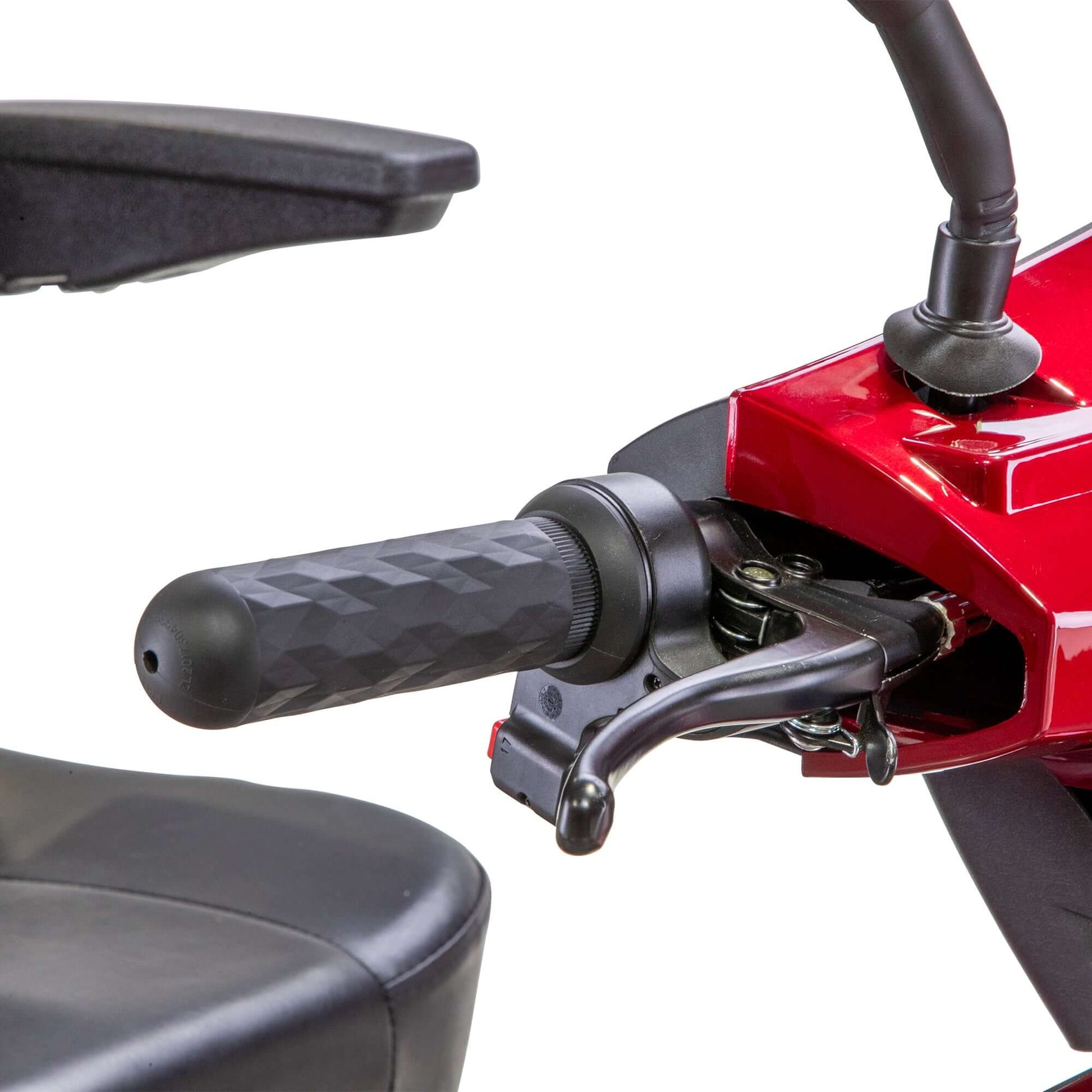 Legacy Mobility Scooter - right side of handlebar front view