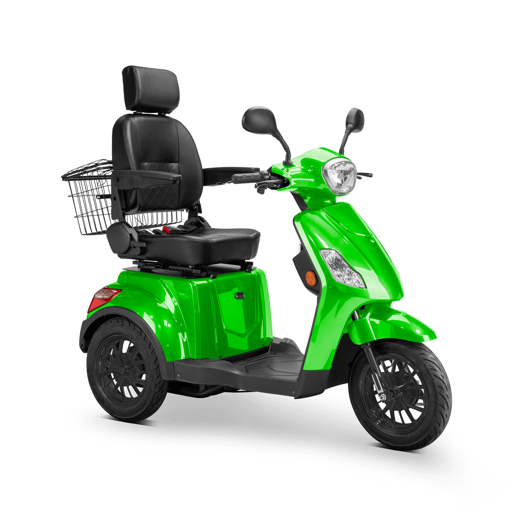 Legacy Mobility Scooter - green with black seat and black wheels