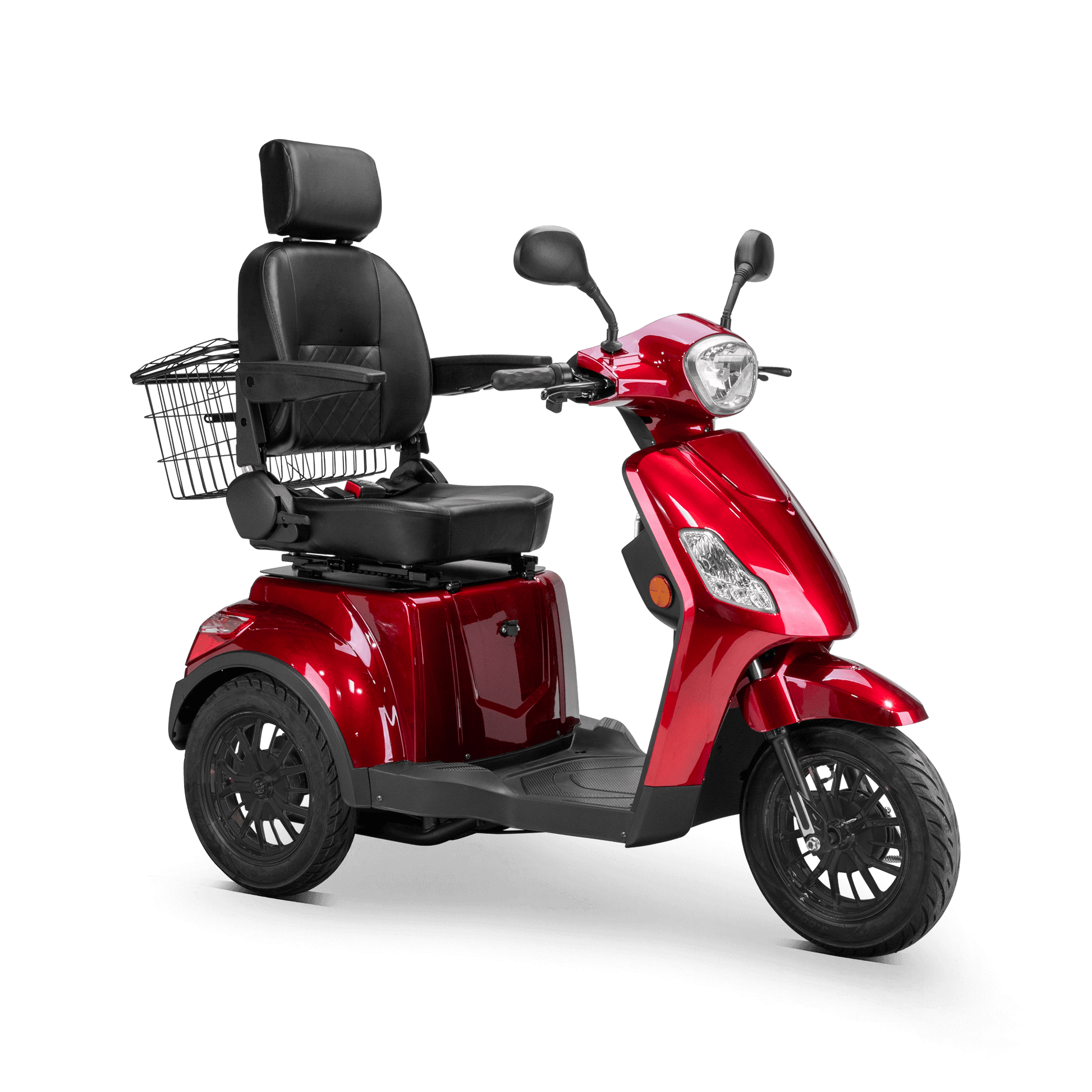 Legacy Mobility Scooter - red with black seat and black wheels