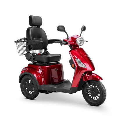 Legacy Mobility Scooter - red with black seat and black wheels