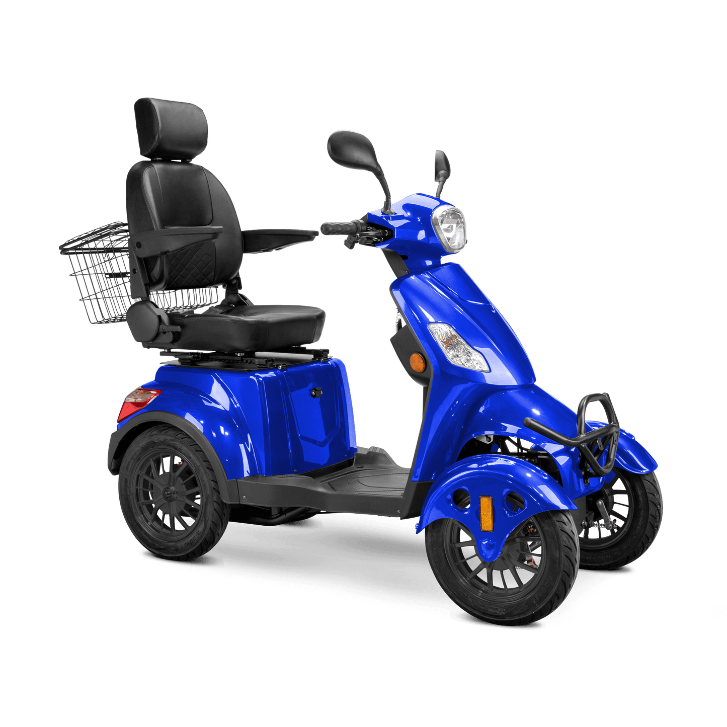 Prestige Mobility Scooter - blue with black seat and black wheels