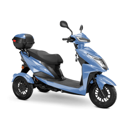 Regal Mobility Scooter - blue with black seat and black wheels