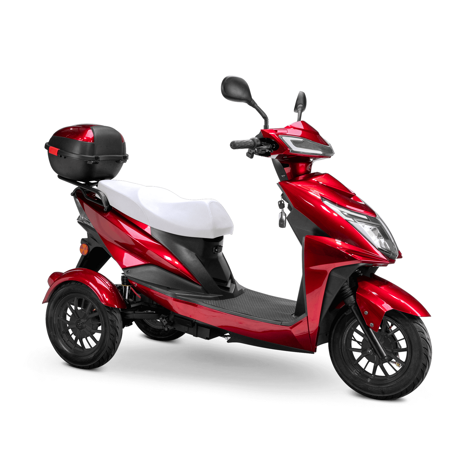 Regal Mobility Scooter - red with white seat and black wheels