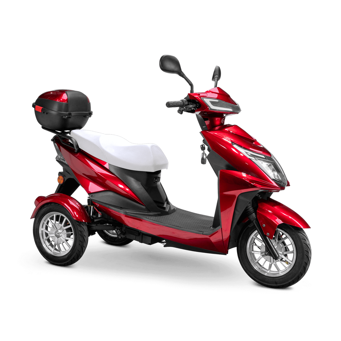 Regal Mobility Scooter - red with white seat and silver wheels