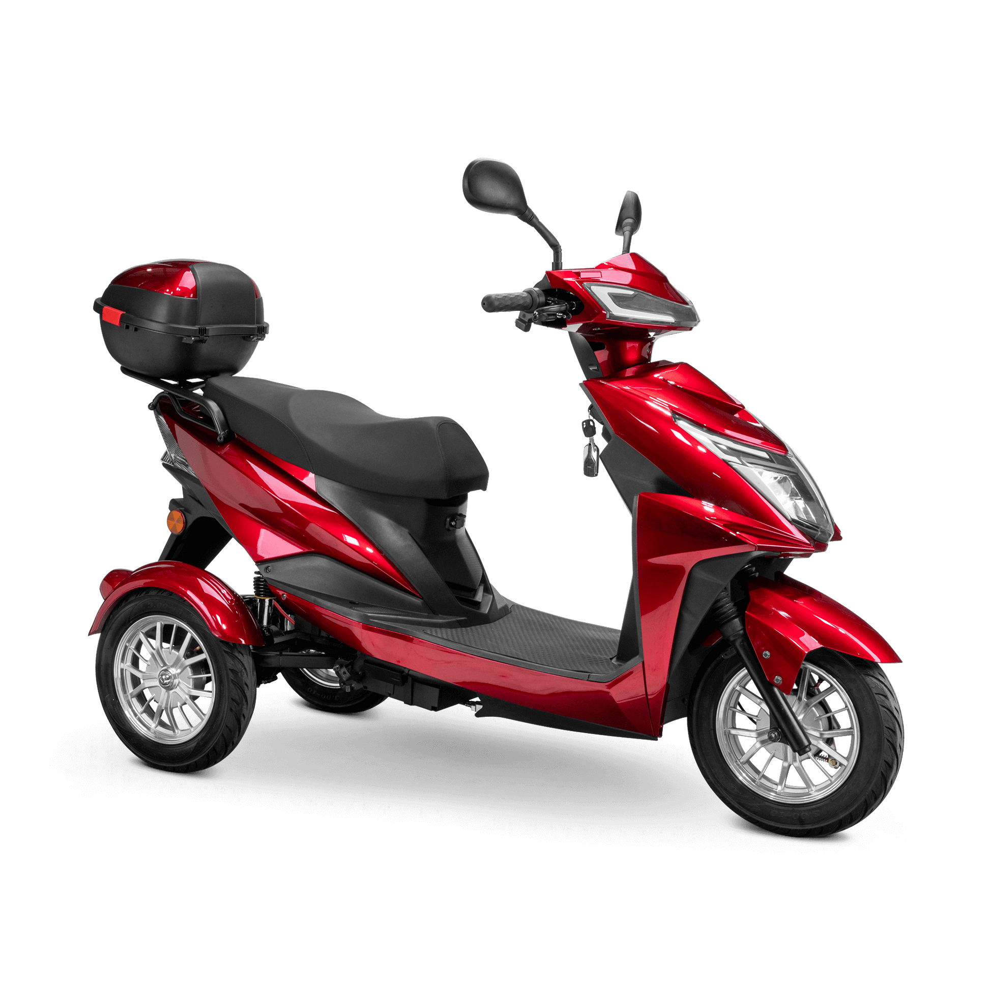 Regal Mobility Scooter - red with black seat and silver wheels