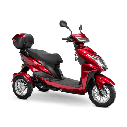 Regal Mobility Scooter - red with black seat and silver wheels