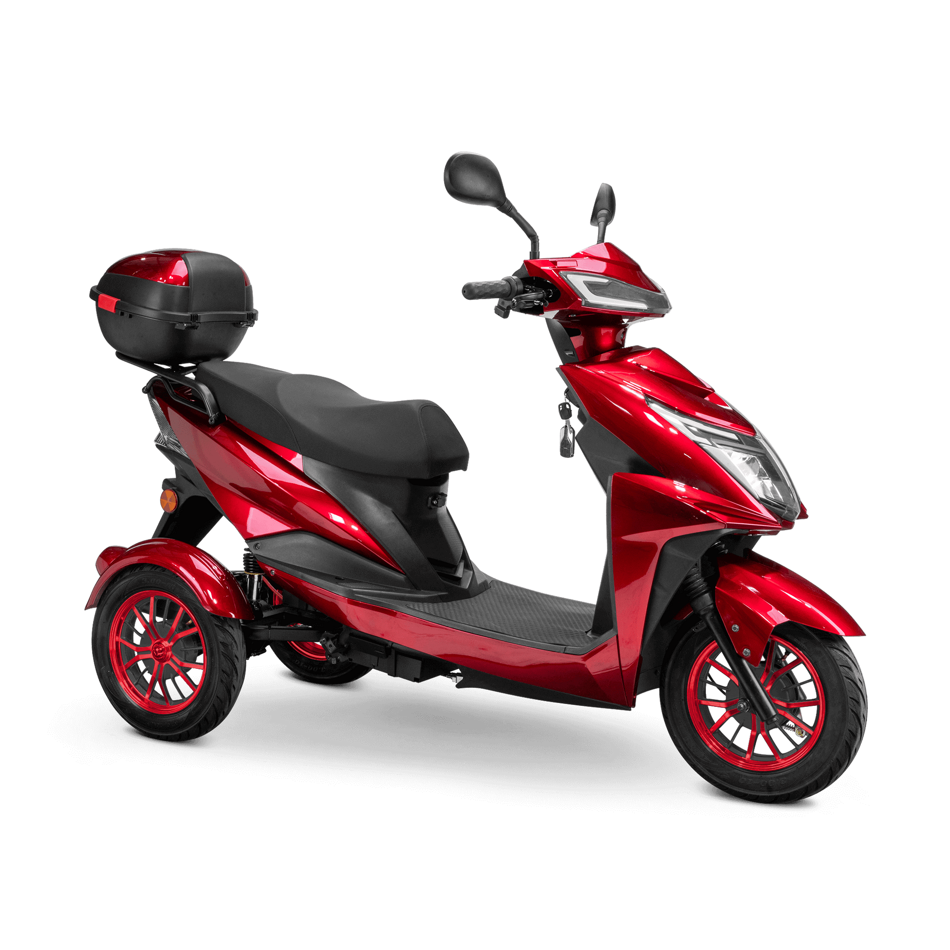 Regal Mobility Scooter - red with black seat and red wheels