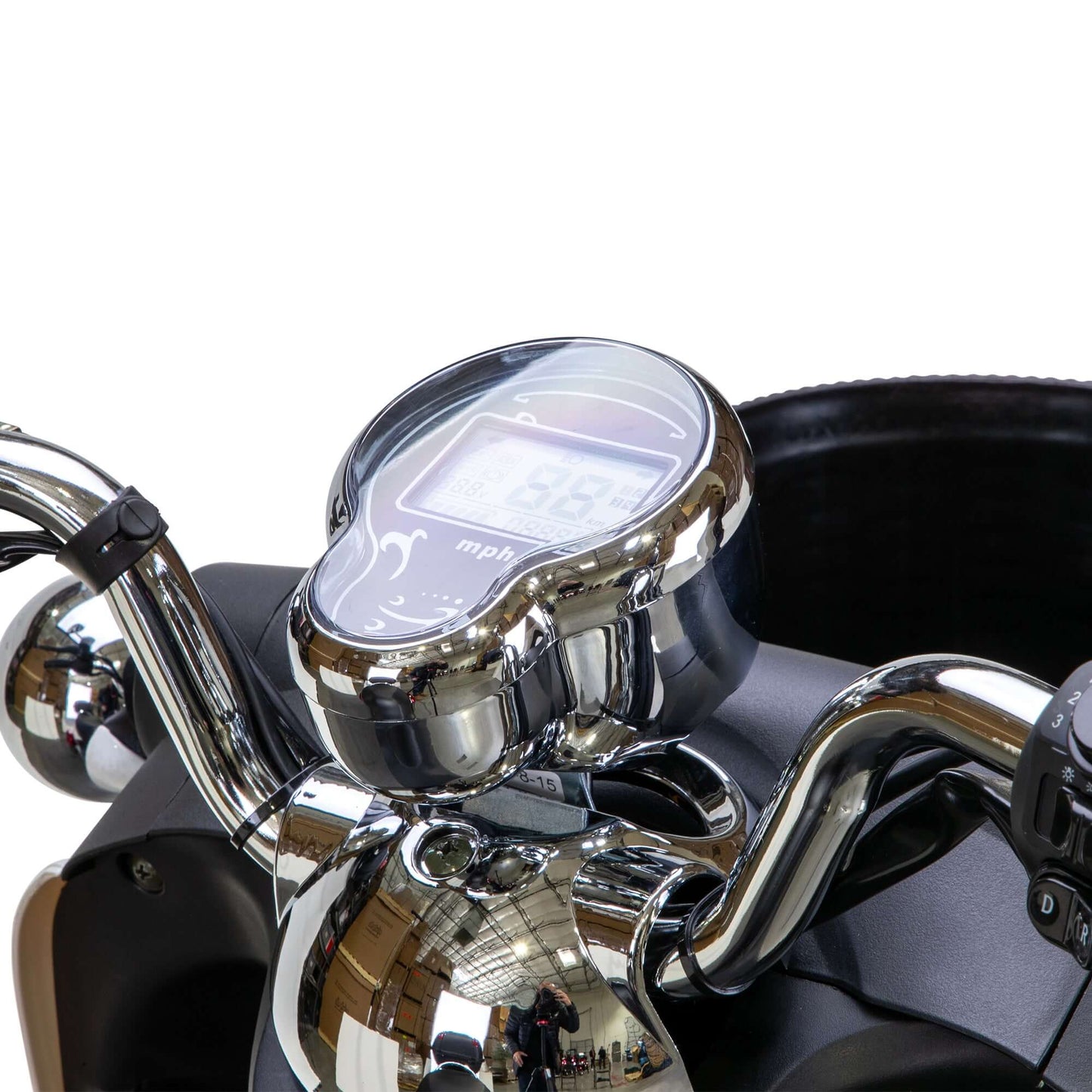 Supreme Mobility Scooter - speedometer close up