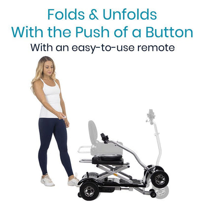 Folding Mobility Scooter - automatic push button fold and unfold