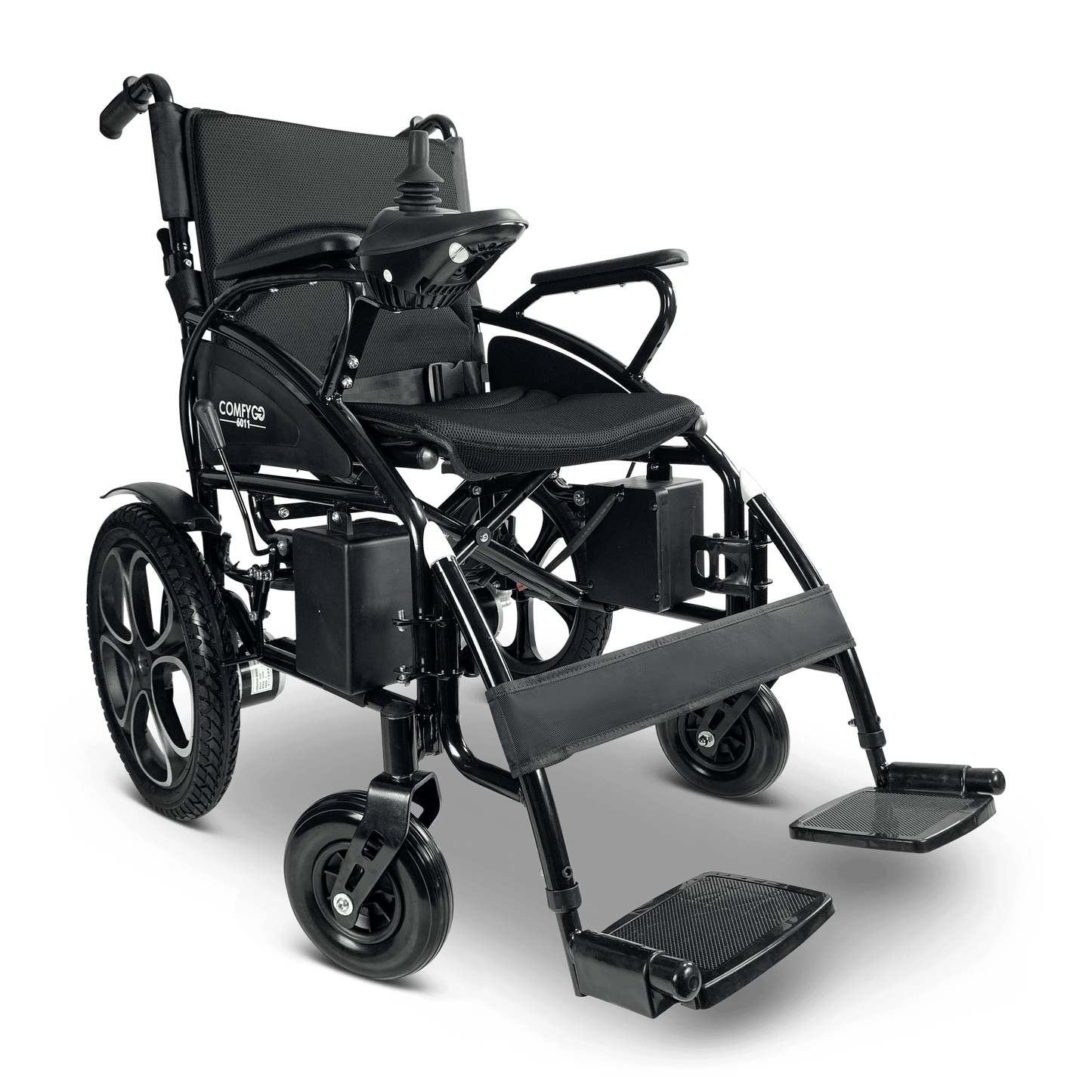 6011 Electric Wheelchair - black color right front