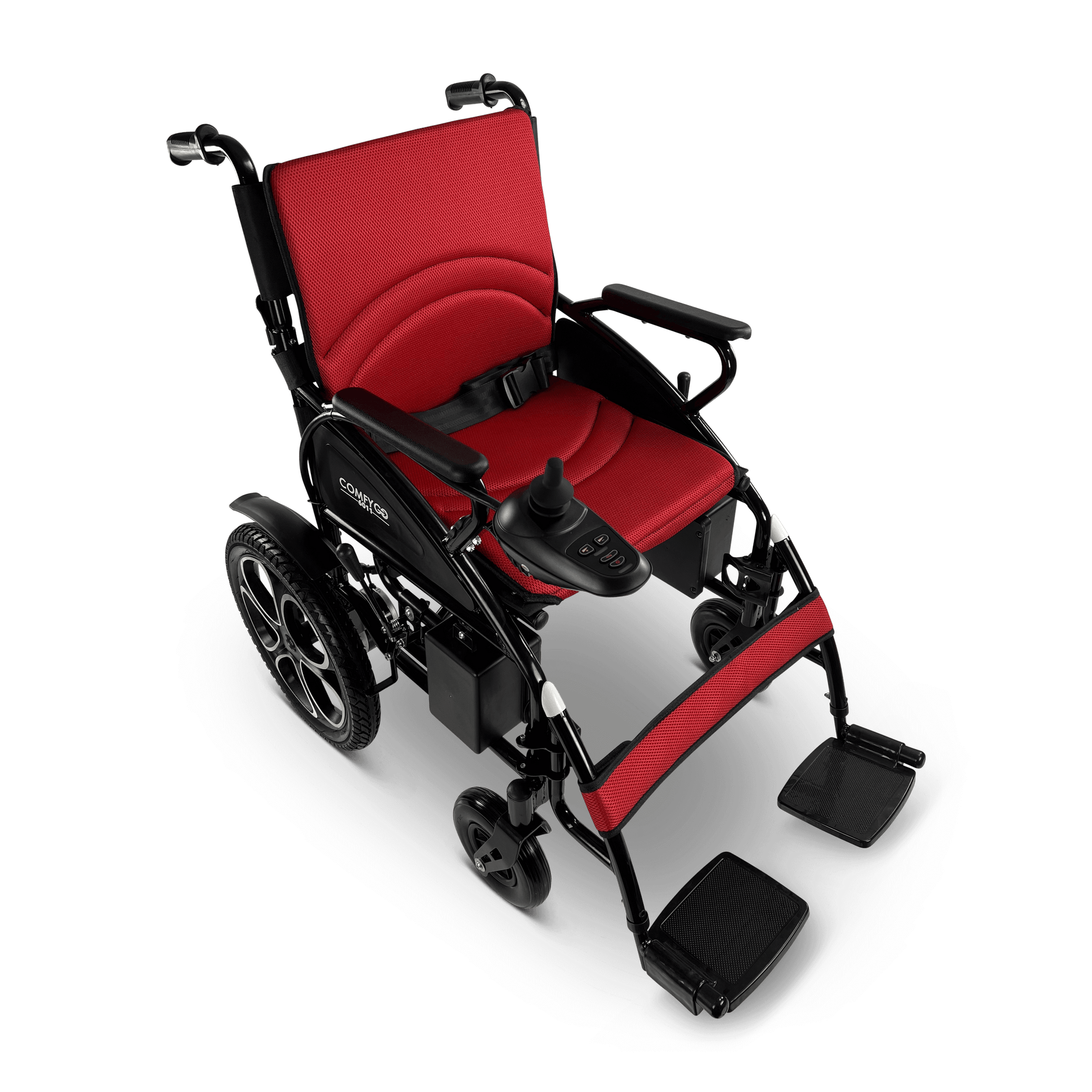 6011 Electric Wheelchair - red color right front