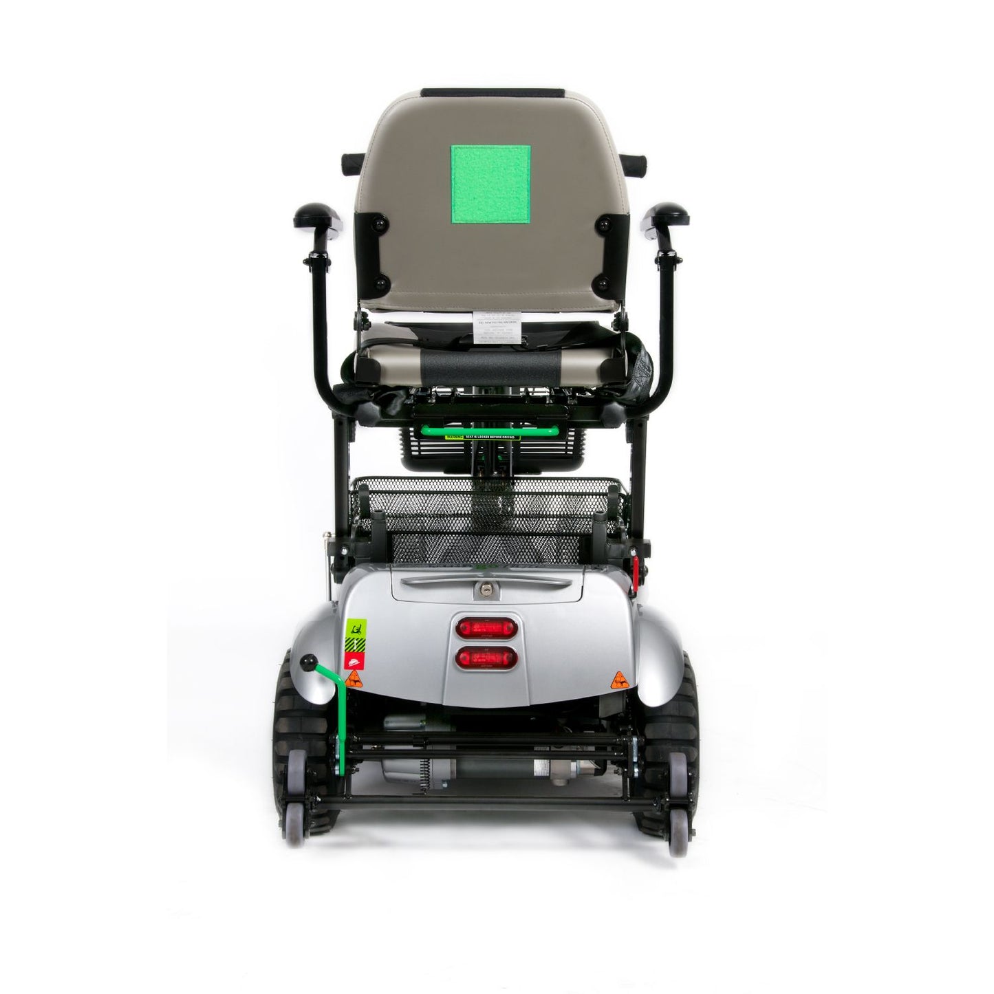 Quingo Flyte Mobility Scooter with MK2 Docking Station - rear view