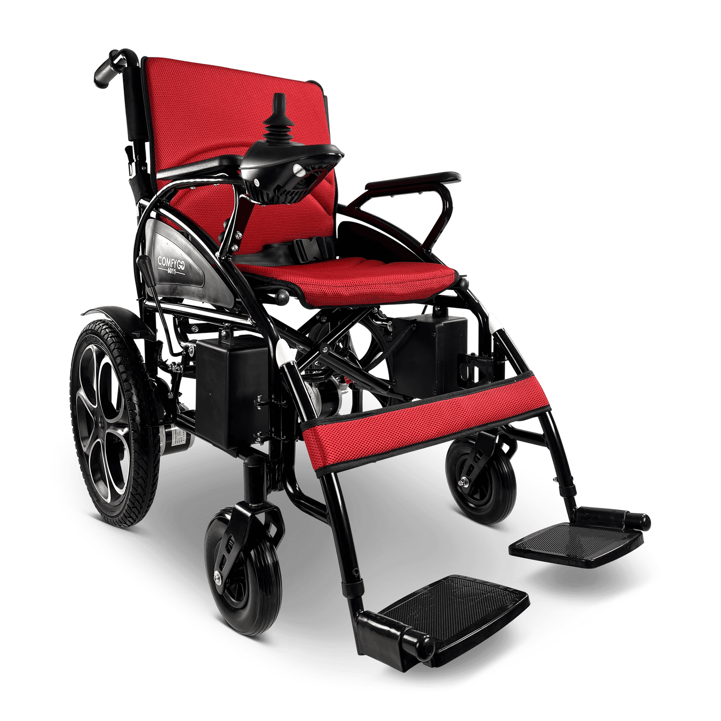 6011 Electric Wheelchair - red color right front