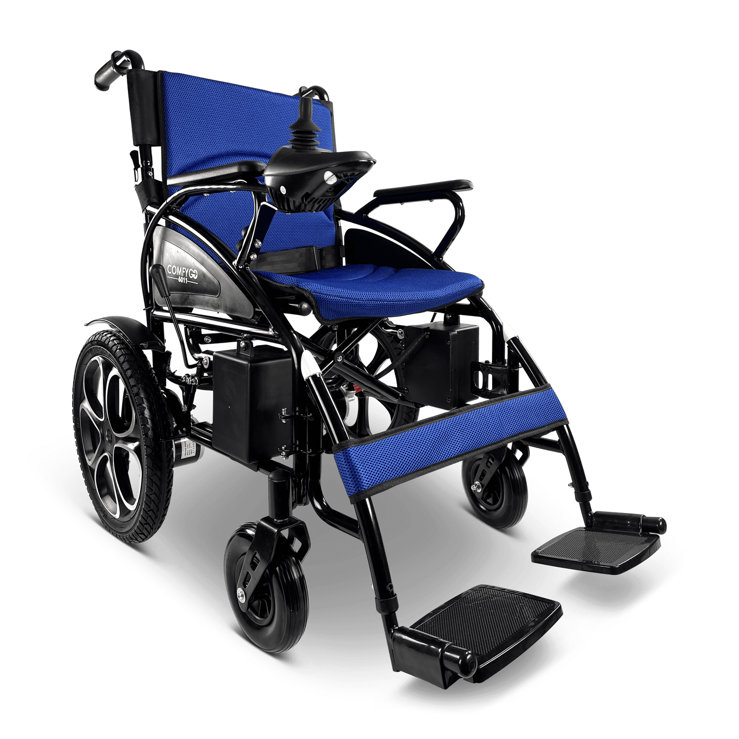 6011 Electric Wheelchair - blue color right front