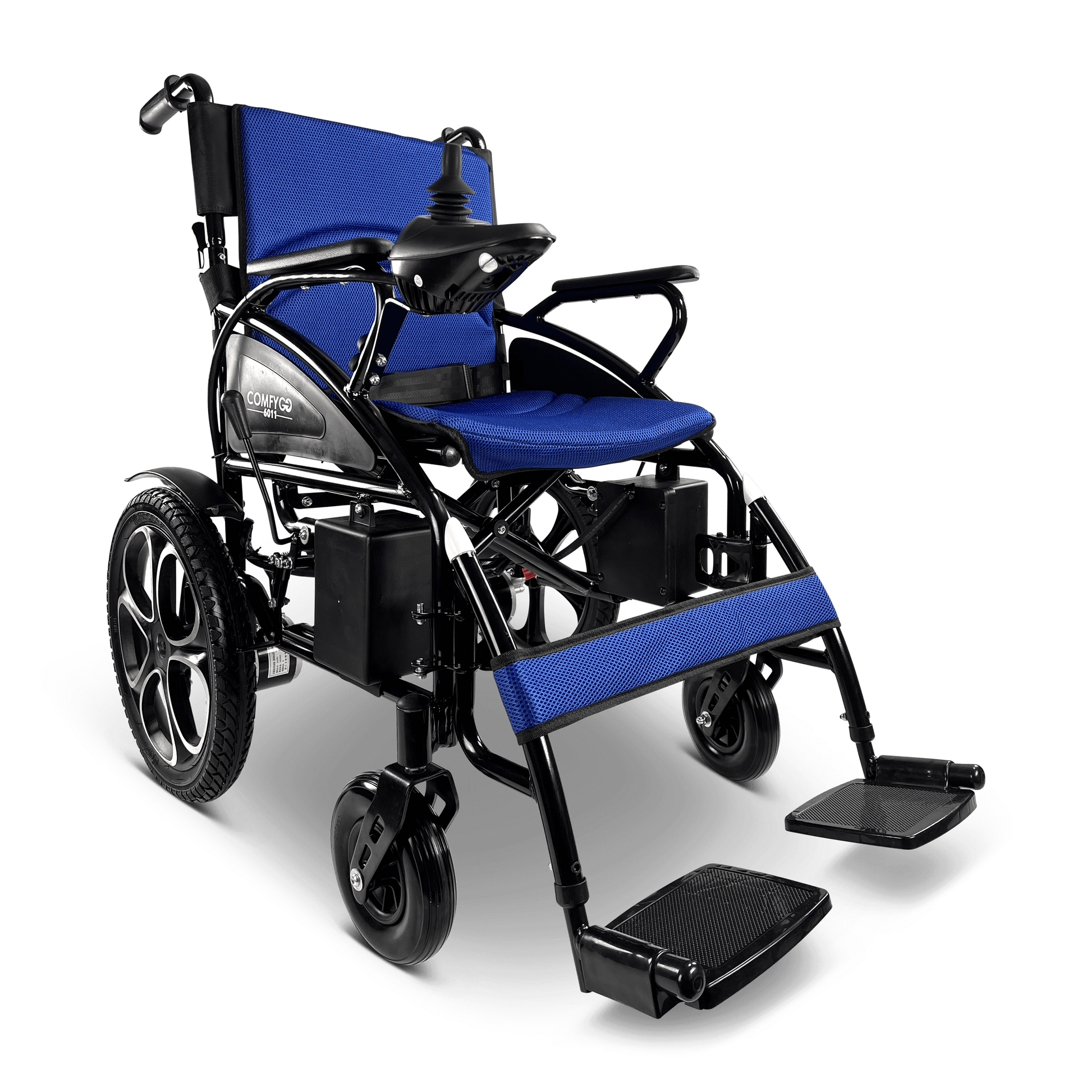 6011 Electric Wheelchair - blue color right front