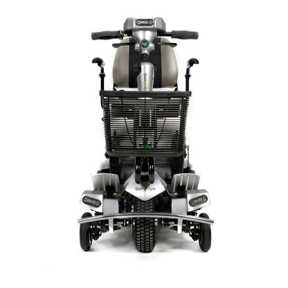 Quingo Flyte Mobility Scooter with MK2 Docking Station - front view