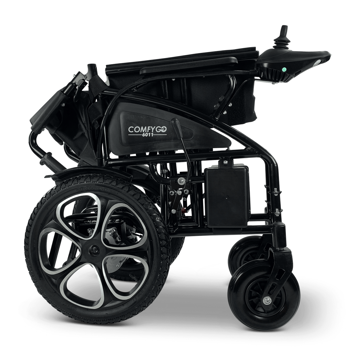 6011 Electric Wheelchair - folded right side view