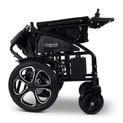 6011 Electric Wheelchair - folded right side view